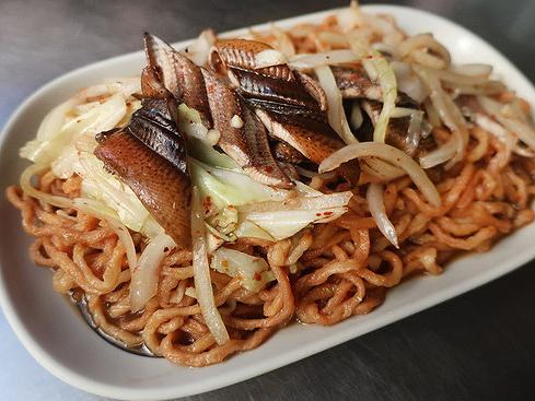 2021.02.12 台南 池 鱔魚花枝意麵