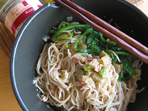 醬油味兒鵝肝醬拌麵