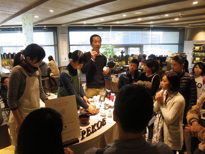 2014.02.22&23「一保堂 X PEKOE名物展」＆ 現場示範