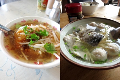 2012.09.23 台南 開元紅燒土魠&無名虱目魚湯