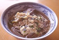 清淡有味的紫菜蛋花蕎麥麵 (2001.11.06)