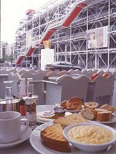 巴黎波布咖啡館的名牌早餐 (2001.12.14)