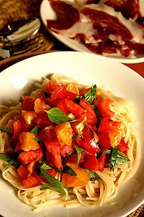 爽口開胃梅香蕃茄義式涼麵